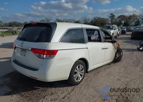 2015 Honda Odyssey Ex-L из США, поврежденный, VIN 5FNRL5H6XFB057000